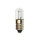 Glühbirne Röhrenlampe T10x28mm 5W E10 60V Kappenbirne VE50