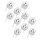 10 x GU10 Ceramic Socket with Cable and Paper Hanger