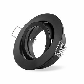 Einbaustrahler schwarz matt schwenkbar 68mm...
