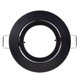 Einbaustrahler schwarz schwenkbar 68mm Bajonettverschluss