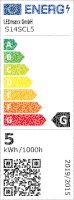 LED Filament Linienlampe 4,8W S14s 2 Sockel KLAR 50cm Ra>90 extra warmweiß 2200K