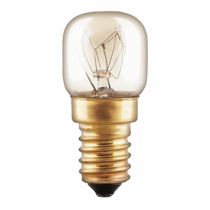 Glühbirne Röhrenlampe Backofenlampe T22 25W E14 klar 300°