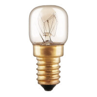 Incandescent Bulb Tubular Oven Lamp T22 25W E14 Clear...