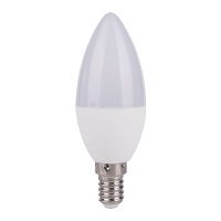 LED Candle Bulb 7W E14 Frosted 630lm Cool White 6500K...