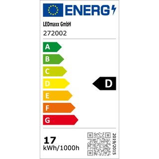 LED Leuchtmittel Birnenform A60 17W E27 2400lm 2700K warmwei