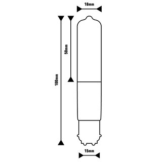 LED Leuchtmittel Rhre T18 8W B15d 840lm warmwei 3000K DIMMBAR