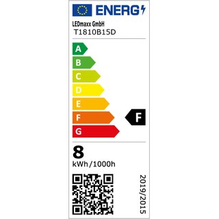 LED Leuchtmittel Rhre T18 8W B15d 840lm warmwei 3000K DIMMBAR