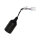 10 x Construction Lamp Holder Renovation Socket E27 Black with Push-In Terminal