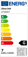 LED Premium Glas Reflektor GU10 7W 500lm warmweiß...