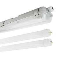 LED Moisture-Proof Batten Light with 2x T8 Tube 4000K 150cm with Sensor