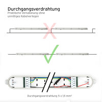 LED Moisture-Proof Batten Light with 2x T8 Tube 4000K 150cm with Sensor