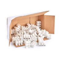50 x 3-Pole Push-In Wire Connector