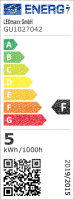 LED Premium Glas Reflektor GU10 4,5W 355lm warmweiß 2700K flood 38°
