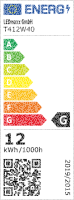 Leuchtstofflampe Röhre 12W T4 840 neutralweiß...