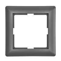 2xUSB Schutzkontakt-Steckdose 3,5A Anthrazit USB Typ A & C