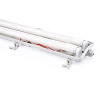 LED Moisture-Proof Eco Batten Light with 2x T8 Tube 150cm...