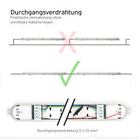 LED Moisture-Proof Batten Light with 1x T8 Tube 4000K 120cm with Sensor