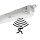 LED Moisture-Proof Batten Light with 1x T8 Tube 4000K 150cm with Sensor