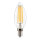 LED Filament Kerze 6,5W E14 klar 806lm warmweiß 2700K