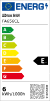 LED Filament Bulb 6W = 60W E27 Clear 806lm 865 Cool White...