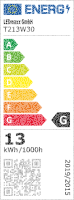 3 x T2 Fluorescent Tube 13W/830 W4.3x8.5d Warm White 3000K