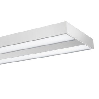 LED Stehleuchte Lara Up & Down 80W silber RAL9006 UGR<17 flicker-free dimmbar