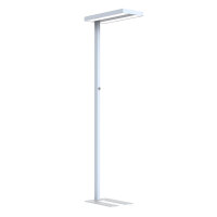 LED Floor Lamp Lara Up & Down 80W silver RAL9006...