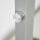 LED Floor Lamp Lara Up & Down 80W silver RAL9006 UGR<17 flicker-free dimmable