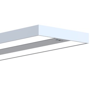 LED Stehleuchte Lara Up & Down 80W silber RAL9006 UGR<17 flicker-free dimmbar + Bewegungssensor + Tageslichtsensor