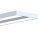 LED Stehleuchte Lara Up & Down 80W silber RAL9006 UGR<17 flicker-free dimmbar + Bewegungssensor + Tageslichtsensor