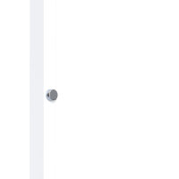 LED Floor Lamp Lara Up & Down 80W white RAL9006 UGR<17 flicker-free dimmable + motion sensor + daylight sensor
