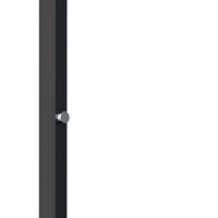 LED Floor Lamp Lara Up & Down 80W black RAL9006 UGR<17 flicker-free dimmable + motion sensor + daylight sensor