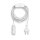 Lamp Holder E14 with Switch 3.5m Cable Plug White