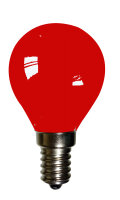 LED Filament Drop Shape 2W E14 Red