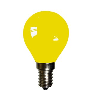 LED Filament Tropfen 2W E14 gelb