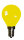 LED Filament Tropfen 2W E14 gelb