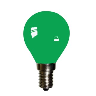 LED Filament Tropfen 2W E14 grün