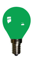 LED Filament Drop Shape 2W E14 Green