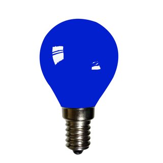 LED Filament Tropfen 2W E14 blau