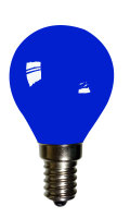 LED Filament Drop Shape 2W E14 Blue