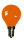 LED Filament Tropfen 2W E14 orange