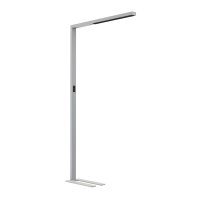 LED Floor Lamp Linus Up & Down 80W silver UGR<6...