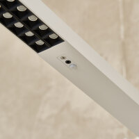 LED Stehleuchte Linus Up & Down 80W weiß UGR<6 flicker-free CCT 3000K - 5700K + Sensor + dimmbar