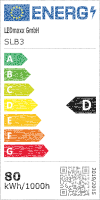 LED Stehleuchte Linus Up & Down 80W schwarz UGR<6 flicker-free CCT 3000K - 5700K + Sensor + dimmbar