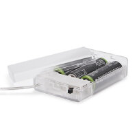 LED Weihnachtsstern Fensterbild S2 warmweiß für 3 x AA Batterie