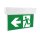 LED Emergency Light Wall & Ceiling Mount 5.5W Continuous Light with 4 Pictograms & Replaceable Battery