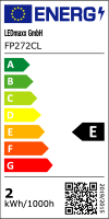 LED Filament Drop 2W 250lm E27 Clear Warm White 2700K