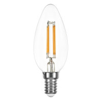 LED Filament Candle 4W 470lm E14 Clear Warm White 2700K