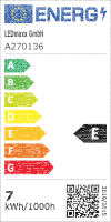 LED Leuchtmittel Glühbirne 7W = 60W 806lm E27 opal 360° warmweiß 2700K