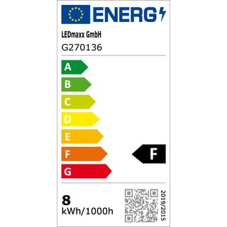 LED Filament Globe G80 8W 806lm E27 opal warmwei 2700K